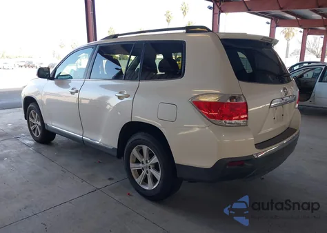 2013 Toyota Highlander Se V6 z USA, uszkodzony, nr VIN 5TDZK3EH9DS117905